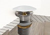 Донный клапан Teymi для раковины с переливом, белый, веревка для сушки одежды в комплекте F10087 № 3