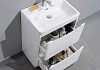 Комплект мебели для ванной BelBagno Ancona-N 60 bianco lucido напольная  № 2
