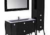 Комплект мебели для ванной Aquanet Мадонна 120 черная с кристаллами Swarovski 168916 168916 № 2