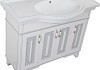 Комплект мебели для ванной Aquanet Валенса 110 белый краколет/серебро 180448 № 6