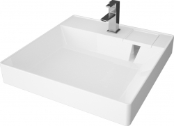 Превью фото Раковина подвесная Azario SHARP 50 600х500х110, белая CS00078298 № 1