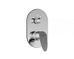 Превью фото Смеситель встраиваемый в стену Bravat Drop (2-функц) № 1