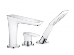 Превью фото Смеситель для ванны Hansgrohe PuraVida 15432000+13437180 № 1