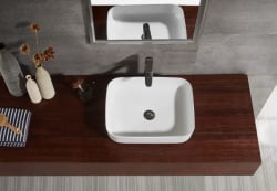 Превью фото Раковина накладная Bravat C22250W-ENG № 1