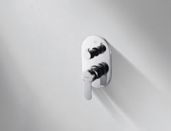 Превью фото Смеситель встраиваемый в стену Bravat New Moon (3-функц) № 1