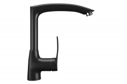 Превью фото Смеситель для кухни Ulgran U-005 (344) ультра-черный № 1