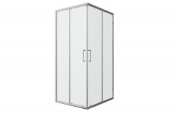 Превью фото Душевой уголок BRAVAT Line без поддона две раздвижные двери 90x90x200 (BS090.2202A) № 1