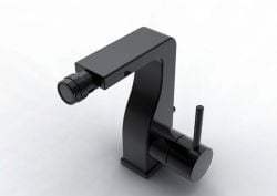 Превью фото Смеситель для раковины Bravat Arc F16061K черный № 1