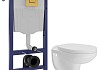 Комплект инсталляция Teymi Rapid SL с кнопкой GROHE золото глянец + унитаз Hanna F17584 № 19