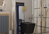 Комплект инсталляция Teymi Rapid SL с кнопкой GROHE золото матовое унитаз ТОРНАДО подвесной безободковый Helmi Pro Vortex Black F17880 № 15