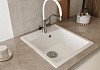 Мойка для кухни 46х51 белая матовая Teymi Lori Mini T120129 № 7