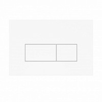 Превью фото Клавиша смыва Teymi Helmi (подходит для инсталляций T70011, T70033, T70035) двойной смыв белый матовый T70018WM № 1