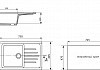 Мойка Ulgran U-400-308 черный № 3