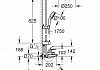 Душевая система Grohe Tempesta Cosmopolitan 250 со смесителем, с изливом 26674000 № 4