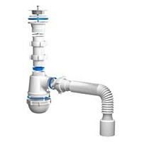 Превью фото Сифон для кухни Ani Plast A0115 № 1