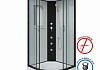 Душевая кабина Niagara Classic 90x90x215 средний поддон, прозрачное стекло 67011414G № 2