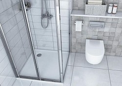 Превью фото Поддон Акватон Калифорния 100х100 квадратный 1A714636CA010 белый № 1