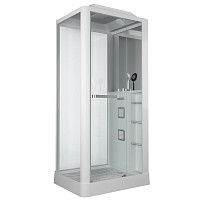 Превью фото Душевая кабина Grossman GR-122 100x80 см белая № 1
