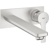 Превью фото Смеситель для раковины Grohe Lineare 23444DC1+23571000 № 1