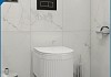Инсталляция с унитазом комплект 7 в 1 Teymi унитаз подвесной безободковый торнадо Martta Vortex кнопка черная / хром F14518 № 3