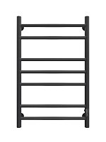 Превью фото Полотенцесушитель электрический Маргроид Лина (ВхШ) 80х50, П(2+3+2) Straight, таймер, скрытый монтаж, правое подключение, черный матовый 4690569008867 № 1