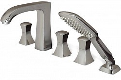 Превью фото Смеситель на борт ванны Bravat WHIRLPOO на 5 отверстийL F578112C № 1