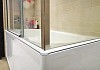 Шторка на ванну GuteWetter Slide Part GV-865 левая 180x70 см стекло бесцветное, профиль хром № 5
