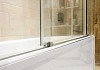 Шторка на ванну GuteWetter Slide Part GV-865 левая 160x70 см стекло бесцветное, профиль хром № 6
