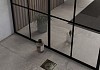 Трап для душа с сухим затвором вертикальный выпуск Teymi Helmi 10х10 c решеткой бронза T90323 № 7