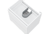 Тумба подвесная для ванной 60 см Teymi Laina корпус белый фасад матовый белый T60802 T60802 № 6