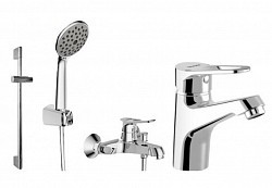 Превью фото Комплект для ванной комнаты Bravat Eco-D 3 в 1 F00314C № 1