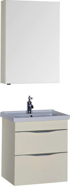 Комплект мебели для ванной Aquanet Эвора 60 крем