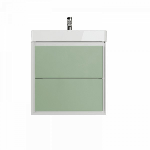 Фасад для тумбы в ванную 55см Teymi Vinga цвет фисташка T60914