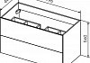 Комплект мебели для ванной Cezares Premier HPL 100 BLUM EST manganese  № 7