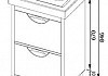 Раковина мебельная Aquanet Shenxin 50 (9050) № 2