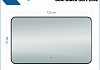 Зеркало настенное с подсветкой в ванную Teymi Solli Black Soft Line 120x70 LED сенсор на взмах T20230S T20230S № 5