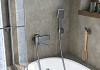 Смеситель для ванны графит IDDIS Slide SLIGM00i02 № 2