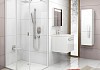Душевой уголок Ravak CRV2-80+CPS Transparent, профиль белый