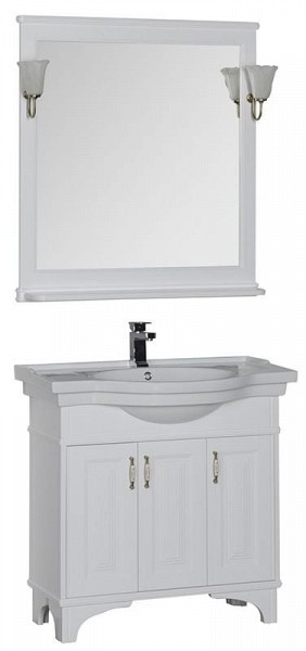 Комплект мебели для ванной Aquanet Валенса 90 белая 180241