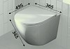 Комплект 3 в 1 инсталляция Grohe Rapid SL + Унитаз подвесной Teymi Lina S + кнопка хром F17141i № 7
