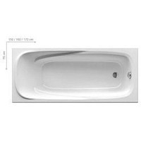 Превью фото Ванна акриловая Ravak Vanda II CO11000000 № 1