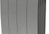 Радиатор биметаллический Royal Thermo BiLiner 500 4 секции, silver satin  , купить батареи в Москве