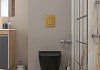 Комплект инсталляция Teymi Rapid SL с кнопкой GROHE золото глянец + унитаз ТОРНАДО Lina Pro Vortex Black F17519 № 17