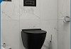 Инсталляция с унитазом комплект 7 в 1 Teymi унитаз подвесной безободковый торнадо черный Lina Pro Vortex Black кнопка черная / хром F14963 № 3