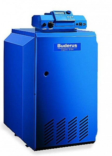 Buderus Logano G124-24 WS котел газовый напольный одноконтурный атмосферный с системой контроля дымовых газов