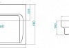 Тумба с раковиной Акватон Америна Н 70 черная 1A1693K1AM950 № 7