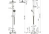 Душевая колонна со смесителем для душа Bravat Opal R F9125183CP-A2-RUS № 6