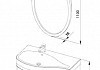 Комплект мебели для ванной Aquanet Сопрано 95 белая с ящиком R 169444 169444 № 2