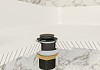 Донный клапан для раковины с переливом Teymi Ritta черный матовый T140124 № 5