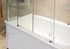 Шторка на ванну GuteWetter Slide Part GV-865 правая 170x70 см стекло бесцветное, профиль хром № 4